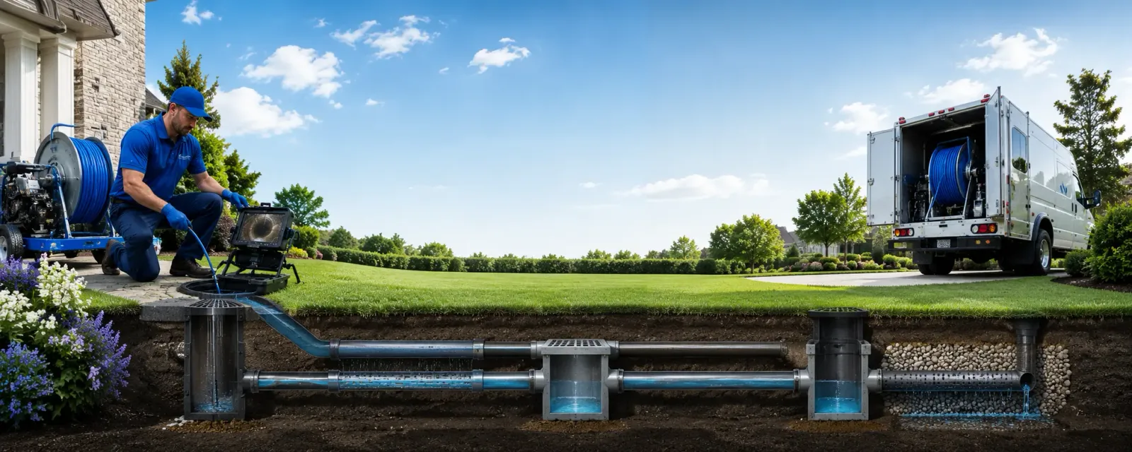 Outdoor drain cleaning information for Holmesville, OH
